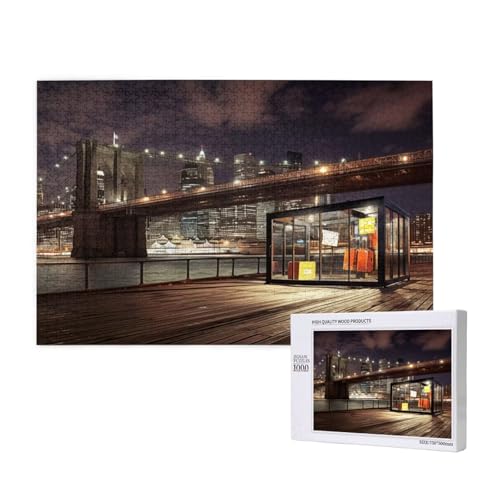 Puzzle Stadt Puzzle 2000 Teile Brücke Holzpuzzle Erwachsene mit Schachtel und Poster, Schwieriges - Unterhaltsames - Herausforderndes Spiel - Geeignet für Anfänger, Geschenke für Männer/Frauen 2T-854 Puzzle Stadt Puzzle 2000 Teile Brücke Holzpuzzle Erwachsene mit Schachtel und Poster, Schwieriges - Unterhaltsames - Herausforderndes Spiel - Geeignet für Anfänger, Geschenke für Männer/Frauen 2T-854 von Tamalsj