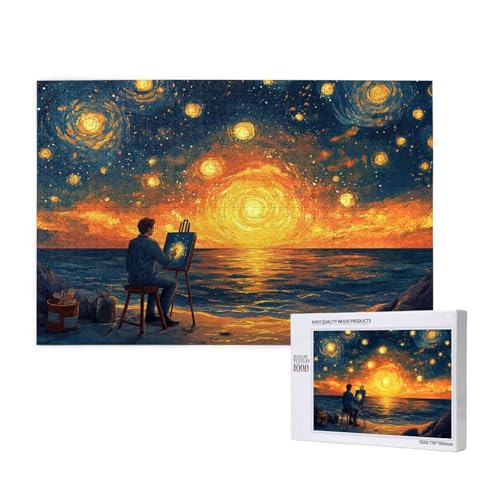 Puzzle Sternenhimmel Puzzle 1000 Teile Meer Holzpuzzle Erwachsene mit Schachtel und Poster, Schwieriges - Unterhaltsames - Herausforderndes - Geeignet für Anfänger, Geschenke für Männer/Frauen 2T-254 Puzzle Sternenhimmel Puzzle 1000 Teile Meer Holzpuzzle Erwachsene mit Schachtel und Poster, Schwieriges - Unterhaltsames - Herausforderndes - Geeignet für Anfänger, Geschenke für Männer/Frauen 2T-254 von Tamalsj