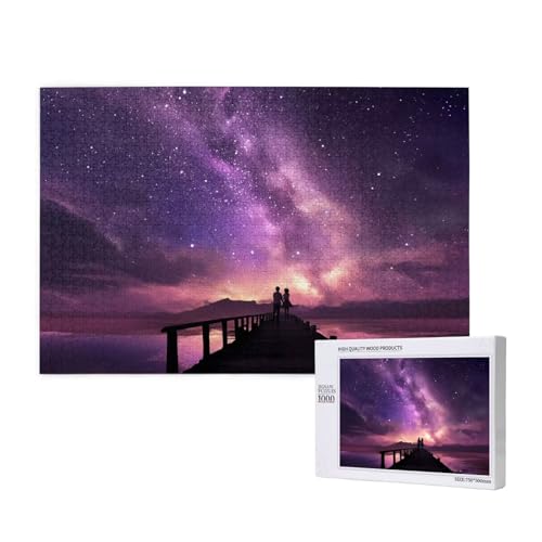 Puzzle Sternenhimmel Puzzle 1000 Teile Paar Holzpuzzle Erwachsene mit Schachtel und Poster, Schwieriges - Unterhaltsames - Herausforderndes - Geeignet für Anfänger, Geschenke für Männer/Frauen 2T-594 Puzzle Sternenhimmel Puzzle 1000 Teile Paar Holzpuzzle Erwachsene mit Schachtel und Poster, Schwieriges - Unterhaltsames - Herausforderndes - Geeignet für Anfänger, Geschenke für Männer/Frauen 2T-594 von Tamalsj