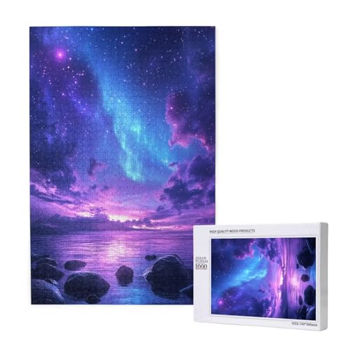 Puzzle Sternenhimmel Puzzle 300 Teile Aurora Holzpuzzle Erwachsene mit Schachtel und Poster,Schwieriges - Unterhaltsames - Herausforderndes - Geeignet für Anfänger,Geschenke für Männer/Frauen 2T-1862 Puzzle Sternenhimmel Puzzle 300 Teile Aurora Holzpuzzle Erwachsene mit Schachtel und Poster,Schwieriges - Unterhaltsames - Herausforderndes - Geeignet für Anfänger,Geschenke für Männer/Frauen 2T-1862 von Tamalsj
