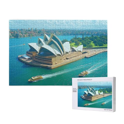 Puzzle Sydney Puzzle 1000 Teile Boot Holzpuzzle Erwachsene mit Schachtel und Poster, Schwieriges - Unterhaltsames - Herausforderndes Spiel - Geeignet für Anfänger, Geschenke für Männer/Frauen 2T-852 Puzzle Sydney Puzzle 1000 Teile Boot Holzpuzzle Erwachsene mit Schachtel und Poster, Schwieriges - Unterhaltsames - Herausforderndes Spiel - Geeignet für Anfänger, Geschenke für Männer/Frauen 2T-852 von Tamalsj