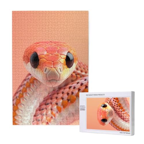 Puzzle Tier Puzzle 300 Teile Schlange Holzpuzzle Erwachsene mit Schachtel und Poster, Schwieriges - Unterhaltsames - Herausforderndes Spiel - Geeignet für Anfänger, Geschenke für Männer/Frauen 2T-1173 Puzzle Tier Puzzle 300 Teile Schlange Holzpuzzle Erwachsene mit Schachtel und Poster, Schwieriges - Unterhaltsames - Herausforderndes Spiel - Geeignet für Anfänger, Geschenke für Männer/Frauen 2T-1173 von Tamalsj