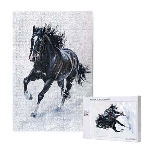 Puzzle Tier Puzzle 4000 Teile Winter Holzpuzzle Erwachsene mit Schachtel und Poster, Schwieriges - Unterhaltsames - Herausforderndes Spiel - Geeignet für Anfänger, Geschenke für Männer/Frauen 2T-1174 von Tamalsj