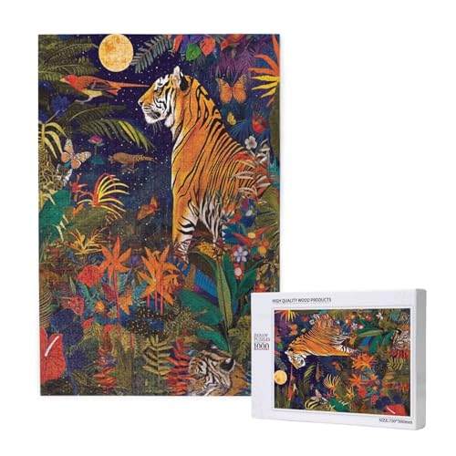 Puzzle Tiger Puzzle 4000 Teile Mond Holzpuzzle Erwachsene mit Schachtel und Poster, Schwieriges - Unterhaltsames - Herausforderndes Spiel - Geeignet für Anfänger, Geschenke für Männer/Frauen 2T-1988 Puzzle Tiger Puzzle 4000 Teile Mond Holzpuzzle Erwachsene mit Schachtel und Poster, Schwieriges - Unterhaltsames - Herausforderndes Spiel - Geeignet für Anfänger, Geschenke für Männer/Frauen 2T-1988 von Tamalsj
