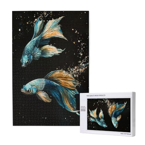 Puzzle Traum Puzzle 1000 Teile Fisch Holzpuzzle Erwachsene mit Schachtel und Poster, Schwieriges - Unterhaltsames - Herausforderndes Spiel - Geeignet für Anfänger, Geschenke für Männer/Frauen 2T-1073 Puzzle Traum Puzzle 1000 Teile Fisch Holzpuzzle Erwachsene mit Schachtel und Poster, Schwieriges - Unterhaltsames - Herausforderndes Spiel - Geeignet für Anfänger, Geschenke für Männer/Frauen 2T-1073 von Tamalsj