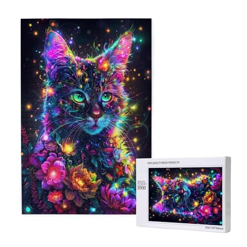 Puzzle Traum Puzzle 1000 Teile Katze Holzpuzzle Erwachsene mit Schachtel und Poster, Schwieriges - Unterhaltsames - Herausforderndes Spiel - Geeignet für Anfänger, Geschenke für Männer/Frauen 2T-1642 Puzzle Traum Puzzle 1000 Teile Katze Holzpuzzle Erwachsene mit Schachtel und Poster, Schwieriges - Unterhaltsames - Herausforderndes Spiel - Geeignet für Anfänger, Geschenke für Männer/Frauen 2T-1642 von Tamalsj