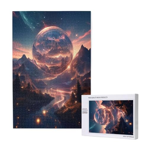 Puzzle Traum Puzzle 300 Teile Landschaft Holzpuzzle Erwachsene mit Schachtel und Poster, Schwieriges - Unterhaltsames - Herausforderndes - Geeignet für Anfänger, Geschenke für Männer/Frauen 2T-1865 von Tamalsj