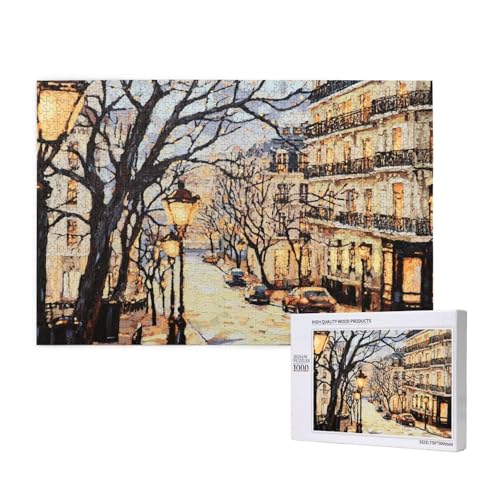 Puzzle Winter Puzzle 4000 Teile Straßenansicht Holzpuzzle Erwachsene mit Schachtel und Poster,Schwieriges - Unterhaltsames - Herausforderndes - Geeignet für Anfänger,Geschenke für Männer/Frauen 2T-133 Puzzle Winter Puzzle 4000 Teile Straßenansicht Holzpuzzle Erwachsene mit Schachtel und Poster,Schwieriges - Unterhaltsames - Herausforderndes - Geeignet für Anfänger,Geschenke für Männer/Frauen 2T-133 von Tamalsj