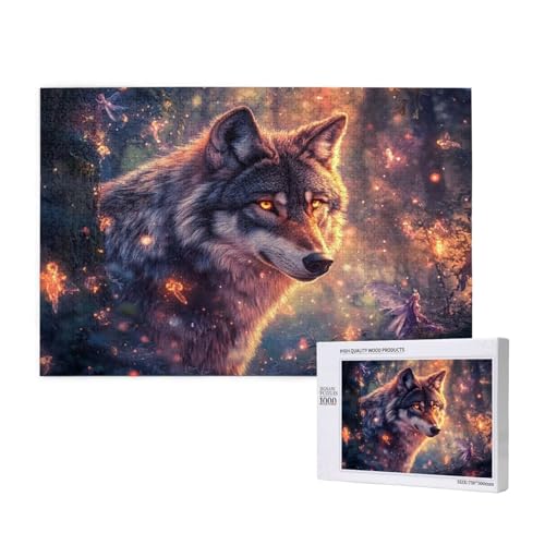Puzzle Wolf Puzzle 4000 Teile Traum Holzpuzzle Erwachsene mit Schachtel und Poster, Schwieriges - Unterhaltsames - Herausforderndes Spiel - Geeignet für Anfänger, Geschenke für Männer/Frauen 2T-874 Puzzle Wolf Puzzle 4000 Teile Traum Holzpuzzle Erwachsene mit Schachtel und Poster, Schwieriges - Unterhaltsames - Herausforderndes Spiel - Geeignet für Anfänger, Geschenke für Männer/Frauen 2T-874 von Tamalsj