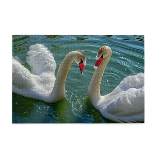 Schwan Puzzle 4000 Teile Erwachsene See, Puzzles mit Verpackung Box und Poster, Lustig Stress Abbauen Familien Unterhaltungsspiele für Raumdekoration, Kreative Geschenke für Männer/Frauen 1T-1834 Schwan Puzzle 4000 Teile Erwachsene See, Puzzles mit Verpackung Box und Poster, Lustig Stress Abbauen Familien Unterhaltungsspiele für Raumdekoration, Kreative Geschenke für Männer/Frauen 1T-1834 von Tamalsj