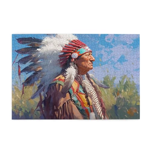 Stamm Puzzle 2000 Teile Erwachsene Mann, Puzzles mit Verpackung Box und Poster, Lustig Stress Abbauen Familien Unterhaltungsspiele für Raumdekoration, Kreative Geschenke für Männer/Frauen 1T-1251 von Tamalsj