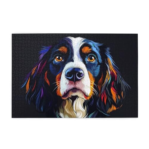 Tier Puzzle 4000 Teile Erwachsene Hund, Puzzles mit Verpackung Box und Poster, Lustig Stress Abbauen Familien Unterhaltungsspiele für Raumdekoration, Kreative Geschenke für Männer/Frauen 1T-783 von Tamalsj