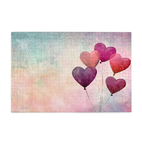 Traum Puzzle 2000 Teile Erwachsene Ballon, Puzzles mit Verpackung Box und Poster, Lustig Stress Abbauen Familien Unterhaltungsspiele für Raumdekoration, Kreative Geschenke für Männer/Frauen 1T-434 von Tamalsj