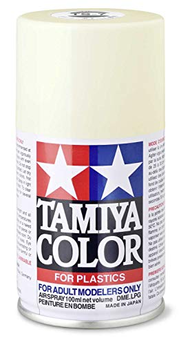 TAMIYA 85007 TS-7 Racing-Weiss glänzend 100ml - Sprühfarbe für Plastikmodellbau, Modellbau und Bastelzubehör, Sprühfarbe für den Modellbau, Weiß, 75 Milliliters TAMIYA 85007 TS-7 Racing-Weiss glänzend 100ml - Sprühfarbe für Plastikmodellbau, Modellbau und Bastelzubehör, Sprühfarbe für den Modellbau, Weiß, 75 Milliliters von TAMIYA
