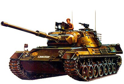BW Leopard A 1, Medium Tank BW Leopard A 1, Medium Tank von Tamiya