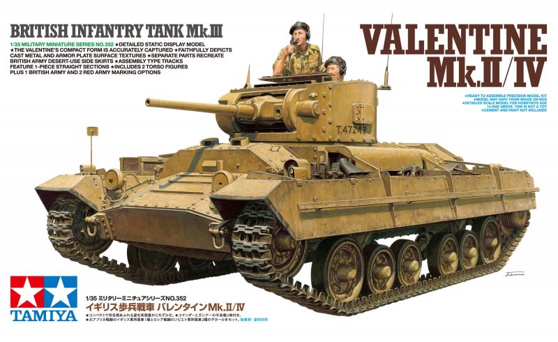 Brit. Valentine Mk. II/IV Brit. Valentine Mk. II/IV von Tamiya