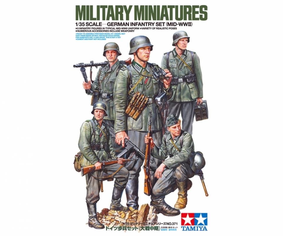 Deutsche Infanterie 1941/42 (Figuren-Set - 5 Figuren) von Tamiya