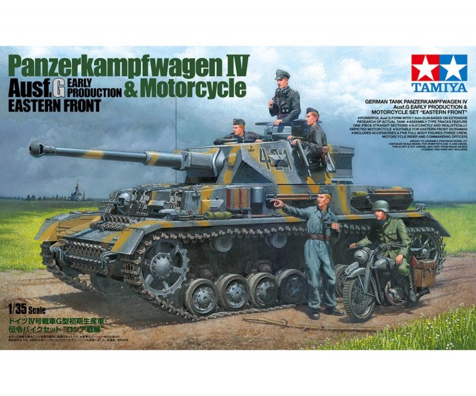 Dt. PzKpfw.IV Ausf.G m. Krad Ost F. Dt. PzKpfw.IV Ausf.G m. Krad Ost F. von Tamiya