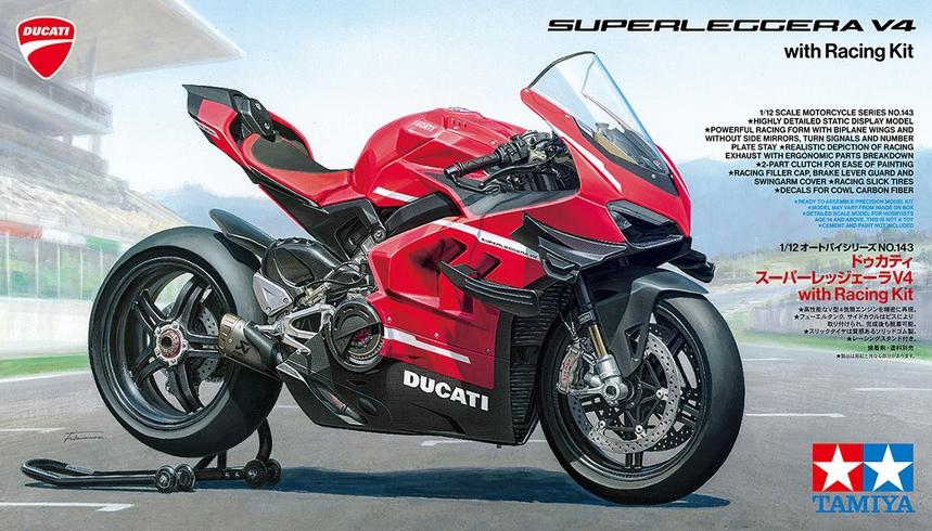 Ducati Superleggera V4 mit Renn-Kit Ducati Superleggera V4 mit Renn-Kit von Tamiya