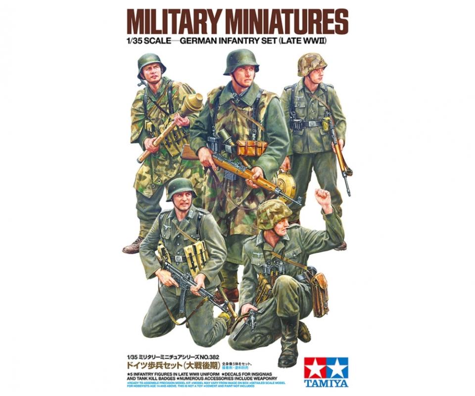 Figuren-Set Dt. Infanterie 1943-45 (5) von Tamiya