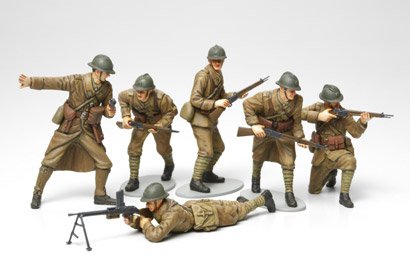 Französiche Infanterie - Figuren-Set (6) von Tamiya