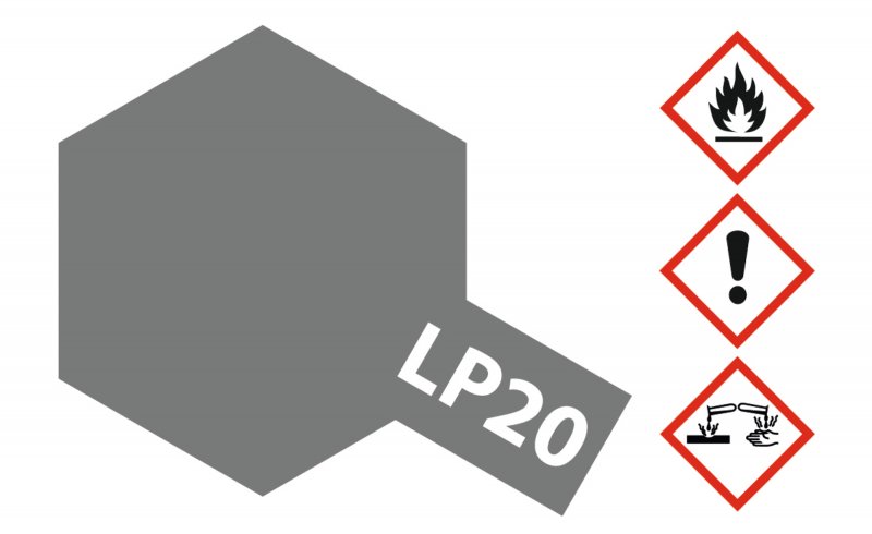 LP-20 Hell Gun Metal [10ml] von Tamiya