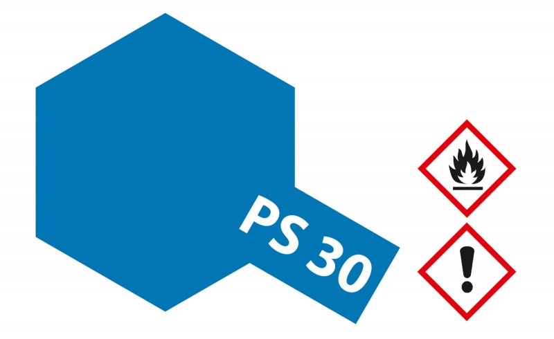 PS-30 Brillant Blau Polycarbonat 100ml PS-30 Brillant Blau Polycarbonat 100ml von Tamiya