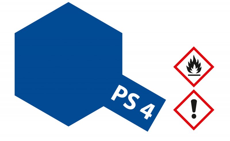 PS-4 Blau Polycarbonat 100ml PS-4 Blau Polycarbonat 100ml von Tamiya