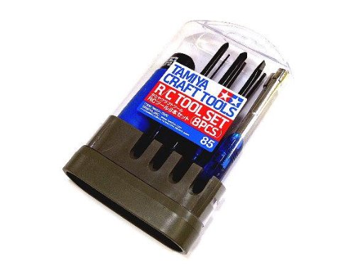 RCECHO® Tamiya Model Craft Tools R/C Tool Set (8pcs) 74085 mit RCECHO® Vollversion Apps Ausgabe von Tamiya