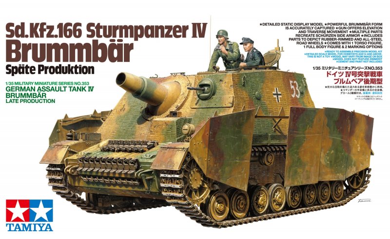 Sd.KFz. 166 Brummbär Späte Produktion Sd.KFz. 166 Brummbär Späte Produktion von Tamiya