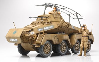 Sd.Kfz.232 Schwerer Panzerspähwagen 8-Rad `Afrika-Korps` Sd.Kfz.232 Schwerer Panzerspähwagen 8-Rad `Afrika-Korps` von Tamiya