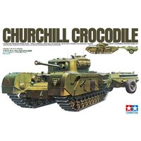 TAMIYA 300035100 1:35 WWII Churchill Crocodile MK VII mit Anhänger und 2 Figuren TAMIYA 300035100 1:35 WWII Churchill Crocodile MK VII mit Anhänger und 2 Figuren von Tamiya