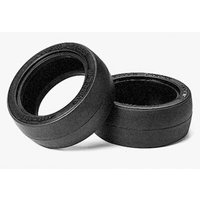 TAMIYA 300053224 1:10 Reifen (2) Slick M2 26mm von Tamiya