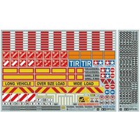 TAMIYA 300056534 1:14 Warndekor für LKWs/Aufli TAMIYA 300056534 1:14 Warndekor für LKWs/Aufli von Tamiya