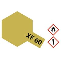 TAMIYA 300081760 XF-60 Dunkelgelb matt 10ml von Tamiya