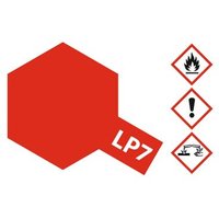 TAMIYA 300082107 LP-7 Rot (Pur) glänzend 10 ml von Tamiya