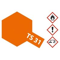 TAMIYA 300085031 TS-31 Leuchtorange glänzend 100 ml von Tamiya