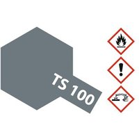 TAMIYA 300085100 TS-100 Gunmetall hell seidenmatt 100 ml von Tamiya