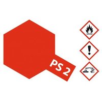 TAMIYA 300086002 PS-2 Rot Polycarbonat 100 ml von Tamiya
