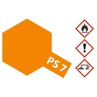 TAMIYA 300086007 PS-7 Orange Polycarbonat 100 ml von Tamiya