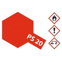 TAMIYA 300086020 PS-20 Neon Rot Polycarbonat 100 ml von Tamiya