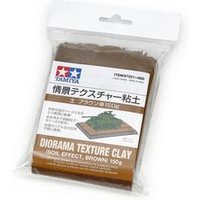 TAMIYA 300087221 Spachtelmasse Lehmboden braun 150 g für den Dioramenbau von Tamiya