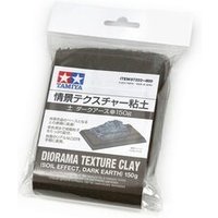 TAMIYA 300087222 Spachtelmasse Lehmboden Erde dunkel 150 g für den Dioramenbau von Tamiya