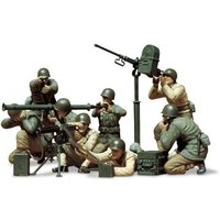 TAMIYA 300135086 1:35 Figuren-Set US MG/Mörser Trupp (8) von Tamiya