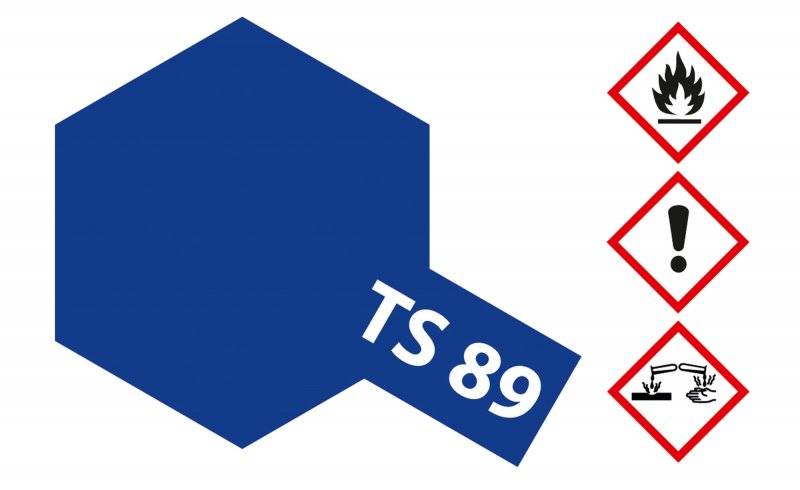 TS-89 Blau Perleffekt 100 ml Spray von Tamiya