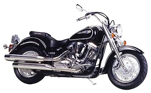 TAMIYA 14080 - 1:12 Yamaha XV1600 Road Star 1999, Modellbau, Plastik Bausatz, Basteln, Hobby, Kleben, Plastikbausatz, Schwarz / Weiß von Tamiya