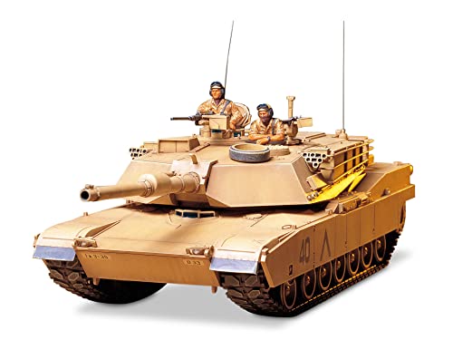 Tamiya 300035156-1:35 US Kampfpanzer M1A1 Abrams (2) von Tamiya