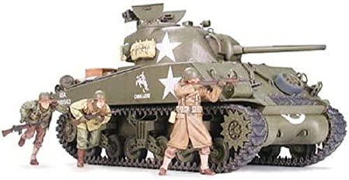 Tamiya 300035250 - 1:35 WWII US Sherman M4A3 Spä, 75 mm (9), grün von TAMIYA