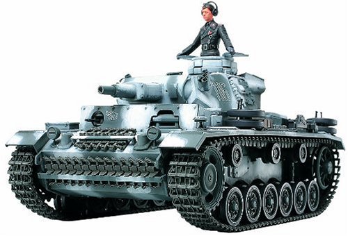 Tamiya 300035290 German PZ.KPFW.III AUSF. N Panzerkampfwagen Modellbausatz, GRAU von TAMIYA
