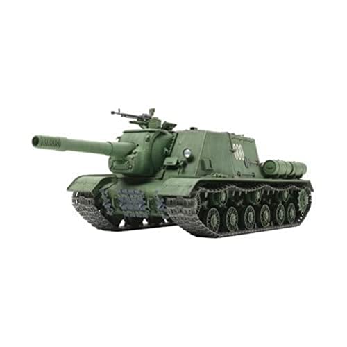 Tamiya 300035303 - 1:35 WWII Russischer Kampfpanzer JSU-152 (2), grün von TAMIYA